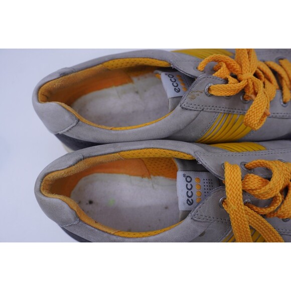 ECCO Hydromax Spikeless Golf Shoes Grey Orange Mens Size EU 43 US 9-9.5 main image 4